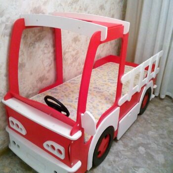 Intra απο ξύλο plywood 3mm-4mm πάχος - Παιδικό κρεβάτι αυτοκινήτου Δίασταση 30x30 cm Intraeaxys-ro6nln1x - Image 1