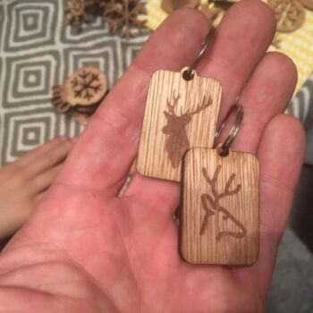 Intra απο ξύλο plywood 3mm-4mm πάχος - Χριστουγεννιάτικα στολίδια Δίασταση 10x10 cm Intraeaxys-eo4y43do - Image 5