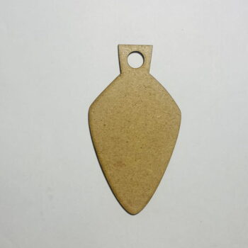 Intra απο ξύλο plywood 3mm-4mm πάχος - Ημιτελές ξύλινο στολίδι διακοπών κενό Δίασταση 10x10 cm Intraeaxys-91jdg941 - Image 1