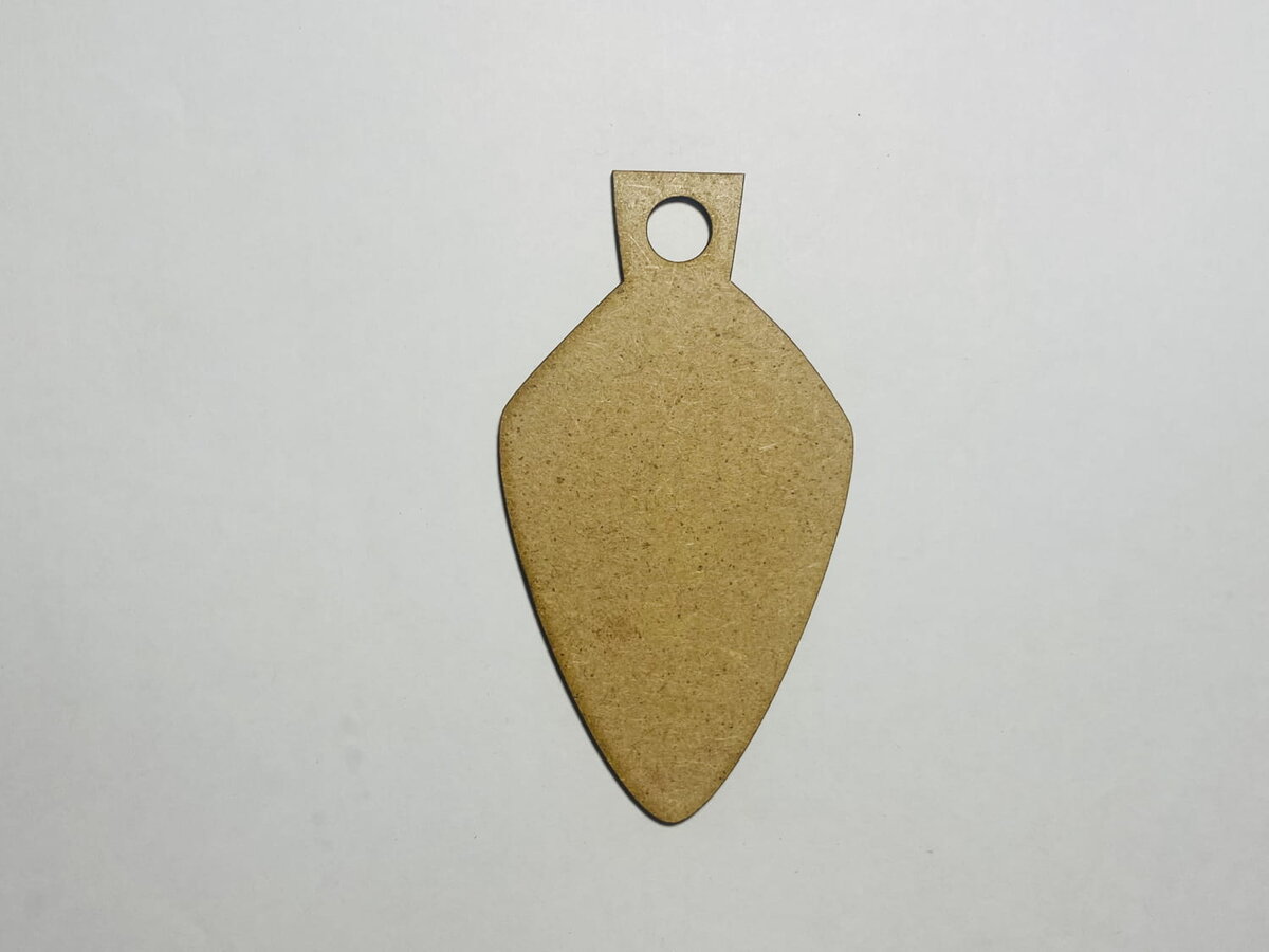 Intra απο ξύλο plywood 3mm-4mm πάχος - Ημιτελές ξύλινο στολίδι διακοπών κενό Δίασταση 10x10 cm Intraeaxys-91jdg941