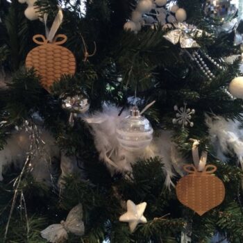 Intra απο ξύλο plywood 3mm-4mm πάχος - Ευέλικτα στολίδια Χριστουγεννιάτικου Δέντρου Δίασταση 10x10 cm Intraeaxys-eo2y08l1 - Image 6