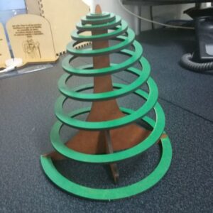 Intra απο ξύλο plywood 3mm-4mm πάχος - Χριστουγεννιάτικο Δέντρο MDF 3mm Δίασταση 30x30 cm Intraeaxys-qom65v81