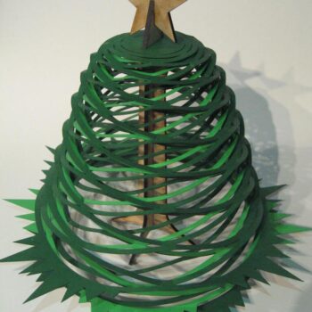 Intra απο ξύλο plywood 3mm-4mm πάχος - Στολίδι Χριστουγεννιάτικου Δέντρου Δίασταση 10x10 cm Intraeaxys-ro6yg5n7 - Image 1