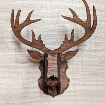 Intra απο ξύλο plywood 3mm-4mm πάχος - Μικροσκοπικός Τάρανδος Δίασταση 30x30 cm Intraeaxys-r7vm0vz7 - Image 3