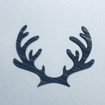 Intra απο ξύλο plywood 3mm-4mm πάχος - Σχήμα Ξύλινων Κέρατων Τάρανδος Δίασταση 30x30 cm Intraeaxys-eoxlkgjo - Image 1