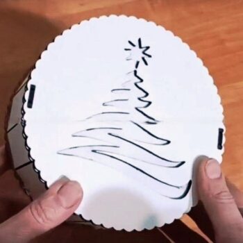 Intra απο ξύλο plywood 3mm-4mm πάχος - Ξύλινο χριστουγεννιάτικο κουτί Δίασταση 30x30 cm Intraeaxys-eo202247 - Image 1