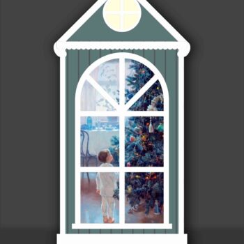 Intra απο ξύλο plywood 3mm-4mm πάχος - Χριστουγεννιάτικο Νυχτερινό Φωτιστικό Κόντρα πλακέ 3mm Δίασταση 30x30 cm Intraeaxys-voq2y8qo - Image 4