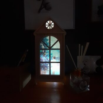 Intra απο ξύλο plywood 3mm-4mm πάχος - Χριστουγεννιάτικο Νυχτερινό Φωτιστικό Κόντρα πλακέ 3mm Δίασταση 30x30 cm Intraeaxys-voq2y8qo - Image 5