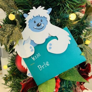 Intra απο ξύλο plywood 3mm-4mm πάχος - Θήκη δώρου Χριστουγέννων Δίασταση 30x30 cm Intraeaxys-51rrler1 - Image 3