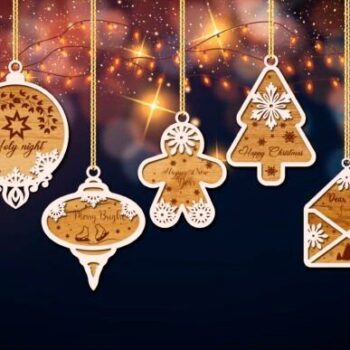 Intra απο ξύλο plywood 3mm-4mm πάχος - Χριστουγεννιάτικη διακόσμηση παιχνιδιών με στρώσεις Δίασταση 30x30 cm Intraeaxys-p7ymyvr7 - Image 1