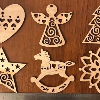 Intra απο ξύλο plywood 3mm-4mm πάχος - Χριστουγεννιάτικο Δέντρο Παιχνίδια Ξύλινο Διακόσμηση Χριστουγεννιάτικου Δέντρου Δίασταση 30x30 cm Intraeaxys-eo4qwyy7 - Image 1