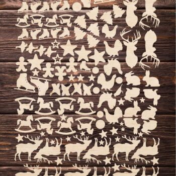 Intra απο ξύλο plywood 3mm-4mm πάχος - Χριστουγεννιάτικα ξύλινα παιχνίδια Δίασταση 30x30 cm Intraeaxys-d1lvy8go - Image 1