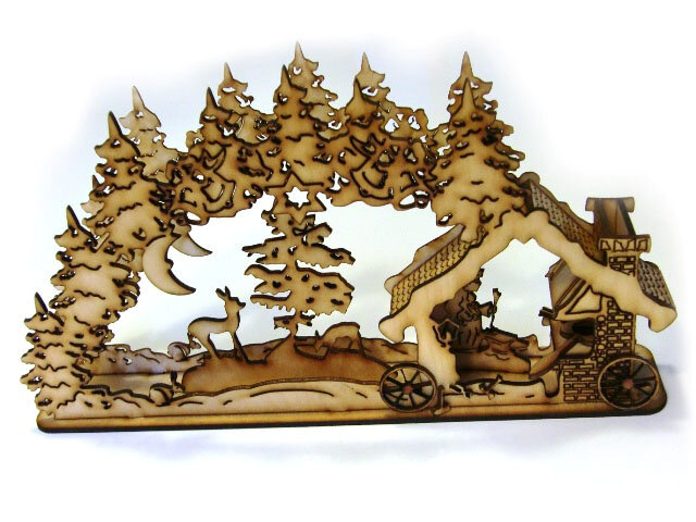 Intra απο ξύλο plywood 3mm-4mm πάχος - Χριστουγεννιάτικα στολίδια Φωτιστικό Schwibbogen Χριστουγεννιάτικο ντεκόρ Αρχείο PDF Δίασταση 10x10 cm Intraeaxys-91jdygp1