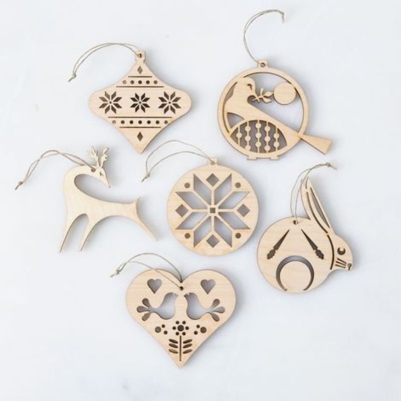 Intra απο ξύλο plywood 3mm-4mm πάχος - Σκανδιναβικό στολίδι Δίασταση 10x10 cm Intraeaxys-r1zq0dl1