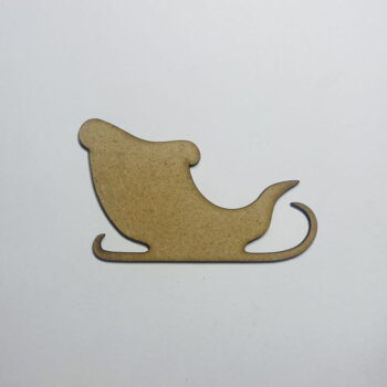 Intra απο ξύλο plywood 3mm-4mm πάχος - Ημιτελής ξύλινη χειροτεχνία σε σχήμα έλκηθρου Santa Δίασταση 30x30 cm Intraeaxys-joed4p91 - Image 1