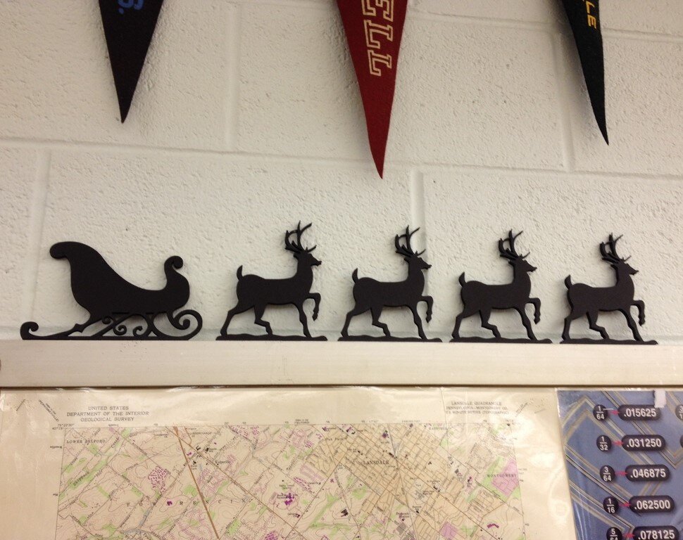 Intra απο ξύλο plywood 3mm-4mm πάχος - Αρχείο DWG Χριστουγεννιάτικου ντεκόρ Santa Sleigh Reindeer Δίασταση 30x30 cm Intraeaxys-yon0vgx7