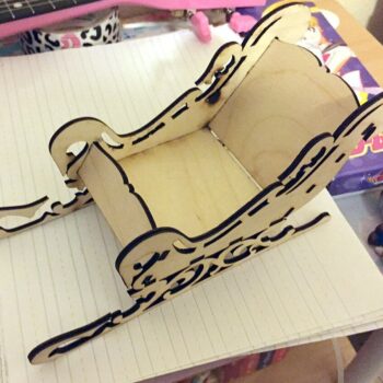 Intra απο ξύλο plywood 3mm-4mm πάχος - Έλκηθρο 3mm Δίασταση 30x30 cm Intraeaxys-p7ymydz7 - Image 1