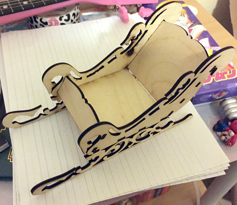 Intra απο ξύλο plywood 3mm-4mm πάχος - Έλκηθρο 3mm Δίασταση 30x30 cm Intraeaxys-p7ymydz7