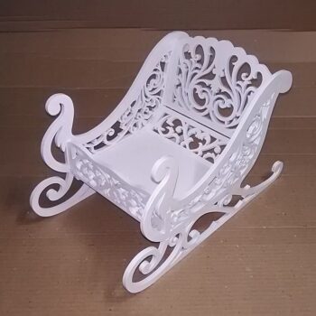 Intra απο ξύλο plywood 3mm-4mm πάχος - Πιάτο καραμέλας έλκηθρου Δίασταση 30x30 cm Intraeaxys-eo202467 - Image 3