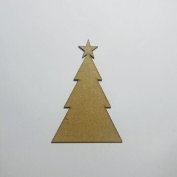 Intra απο ξύλο plywood 3mm-4mm πάχος - Ξύλινο Τρίγωνο Χριστουγεννιάτικο δέντρο Δίασταση 30x30 cm Intraeaxys-6o3y2wq7 - Image 1