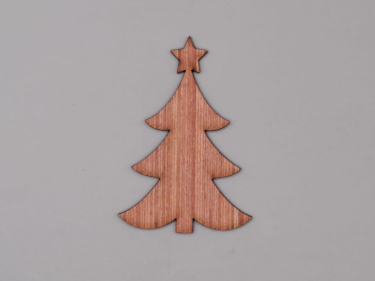 Intra απο ξύλο plywood 3mm-4mm πάχος - Ξύλινο χριστουγεννιάτικο δέντρο Craft Blank διακόσμηση Δίασταση 30x30 cm Intraeaxys-qommp65o