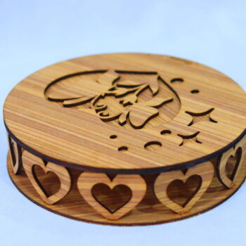 Intra απο ξύλο plywood 3mm-4mm πάχος - Καρδιές Στρογγυλό Κουτί 3mm Δίασταση 30x30 cm Intraeaxys-67wl2xm1 - Image 9