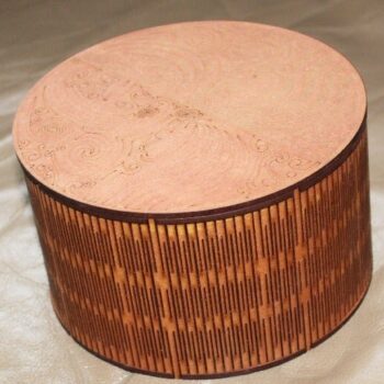 Intra απο ξύλο plywood 3mm-4mm πάχος - Στρογγυλό Κουτί 3mm MDF 150 Διάμετρος Δίασταση 30x30 cm Intraeaxys-67wlwem1 - Image 1