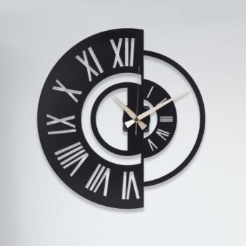 Intra απο ξύλο plywood 3mm-4mm πάχος - Μοντέρνο ρολόι τοίχου Δίασταση 30x30 cm Intraeaxys-yon6e427 - Image 3