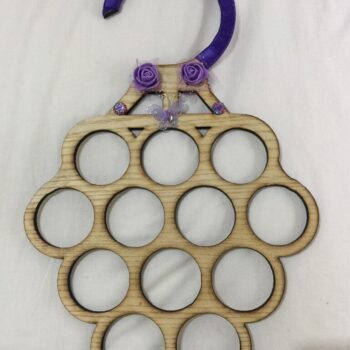 Intra απο ξύλο plywood 3mm-4mm πάχος - Κρεμάστρα Φουλάρι Θήκη οργάνωσης κασκόλ Δίασταση 30x30 cm Intraeaxys-m1d6pve7 - Image 1