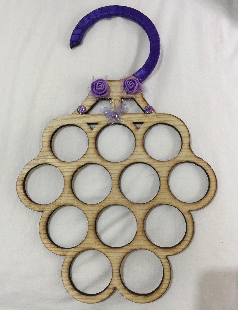 Intra απο ξύλο plywood 3mm-4mm πάχος - Κρεμάστρα Φουλάρι Θήκη οργάνωσης κασκόλ Δίασταση 30x30 cm Intraeaxys-m1d6pve7