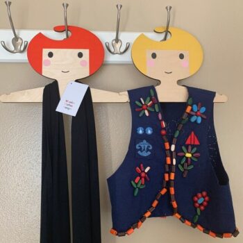 Intra απο ξύλο plywood 3mm-4mm πάχος - Ξύλινη κρεμάστρα για παιδιά Δίασταση 30x30 cm Intraeaxys-lopq8z57 - Image 4