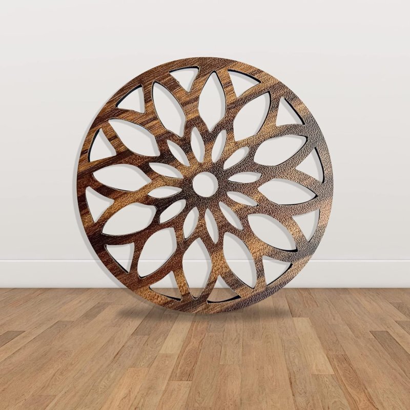 Intra απο ξύλο plywood 3mm-4mm πάχος - Στρογγυλό σουβέρ για τσάι Δίασταση 30x30 cm Intraeaxys-lopp3kzo