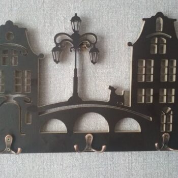 Intra απο ξύλο plywood 3mm-4mm πάχος - Σχέδια κρεμάστρας οικονόμου Δίασταση 30x30 cm Intraeaxys-eo4qyyw7 - Image 1