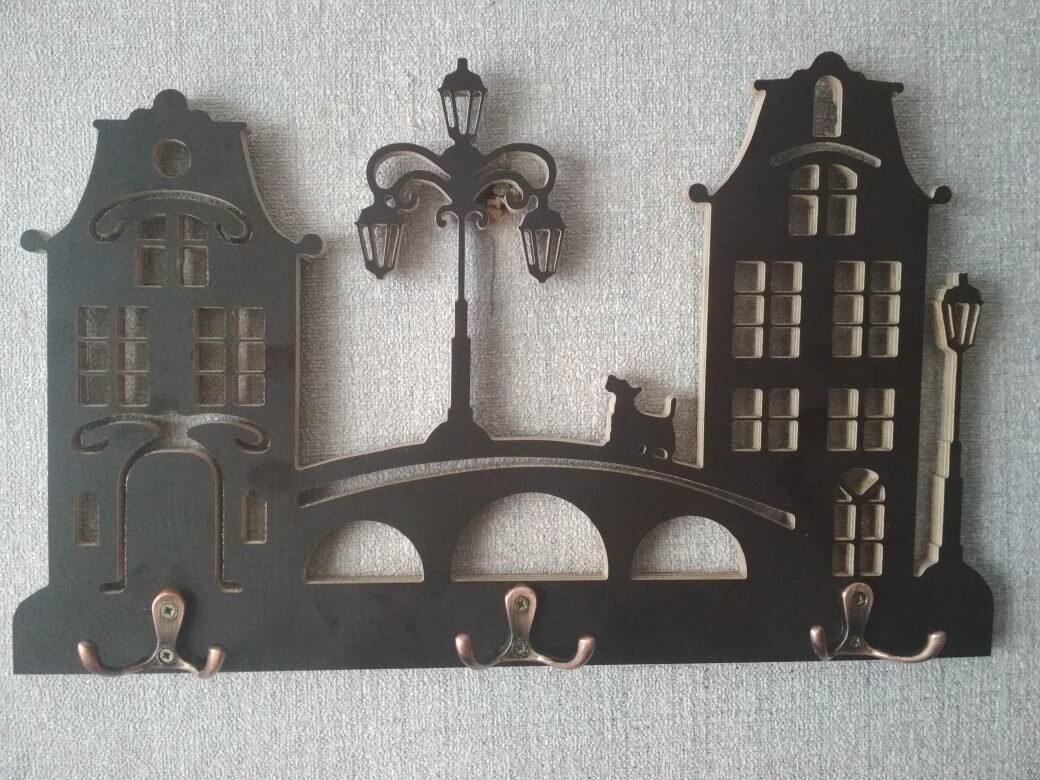 Intra απο ξύλο plywood 3mm-4mm πάχος - Σχέδια κρεμάστρας οικονόμου Δίασταση 30x30 cm Intraeaxys-eo4qyyw7