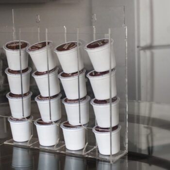 Intra απο ξύλο plywood 3mm-4mm πάχος - Βάση τοίχου K Cup Holder Δίασταση 30x30 cm Intraeaxys-lop39k51 - Image 1