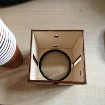 Intra απο ξύλο plywood 3mm-4mm πάχος - Χάρτινο δοσομετρητή ποτηριών Πλαστική θήκη για ποτήρια Δίασταση 30x30 cm Intraeaxys-joed3w91 - Image 4