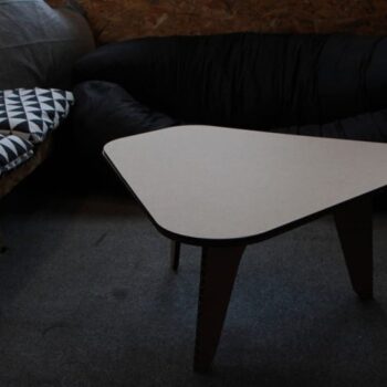 Intra απο ξύλο plywood 3mm-4mm πάχος - Τραπεζάκι τσαγιού από χαρτόνι Δίασταση 30x30 cm Intraeaxys-yone00xo - Image 3