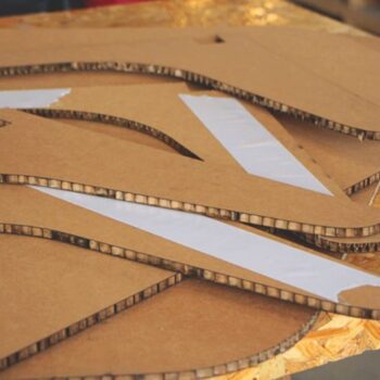 Intra απο ξύλο plywood 3mm-4mm πάχος - Τραπεζάκι τσαγιού από χαρτόνι Δίασταση 30x30 cm Intraeaxys-yone00xo - Image 5