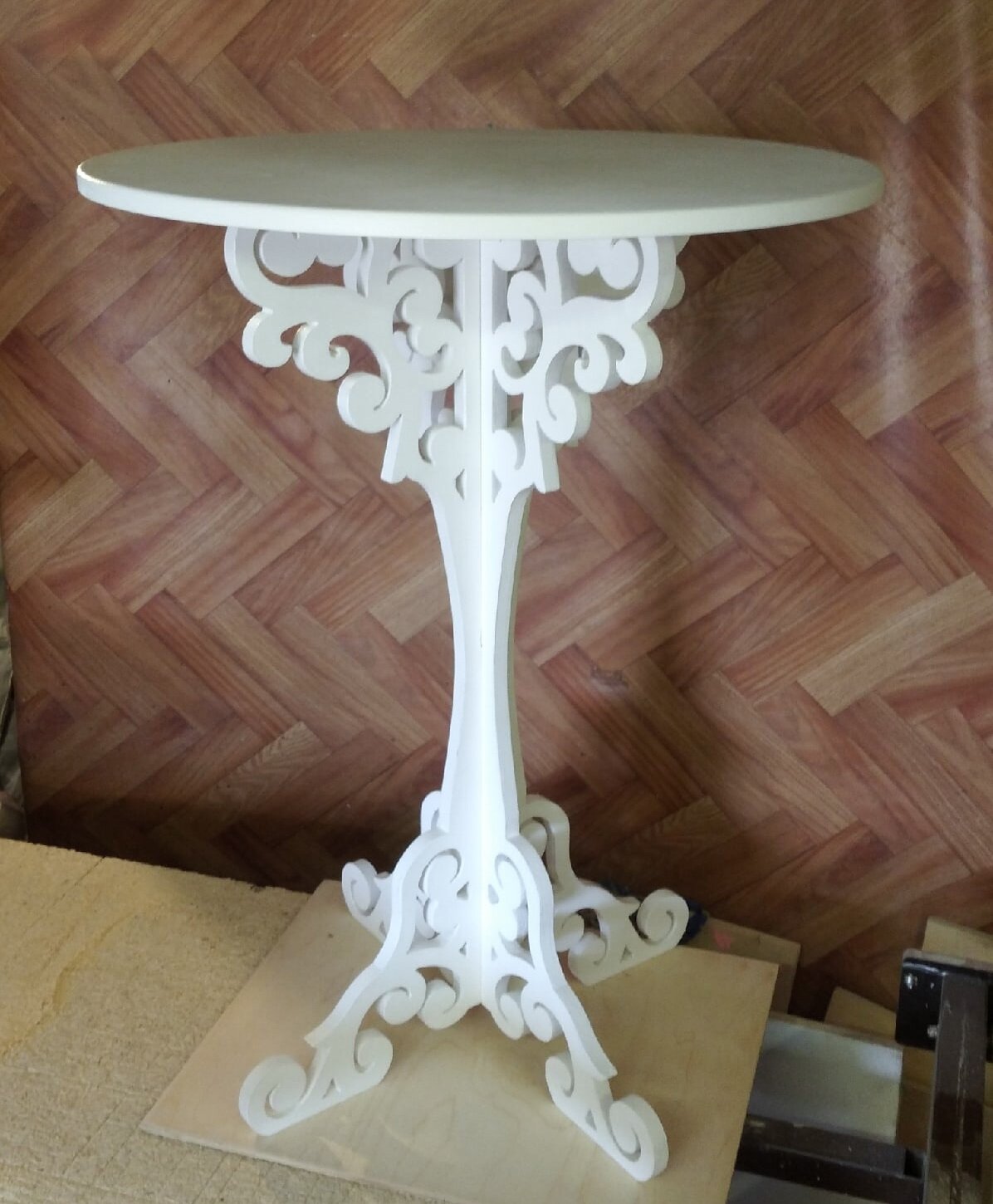 Intra απο ξύλο plywood 3mm-4mm πάχος - Έπιπλα Τραπεζάκι Σαλονιού Διακόσμηση σπιτιού Δίασταση 30x30 cm Intraeaxys-91jdjzp1