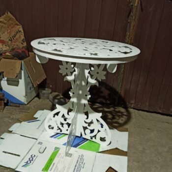 Intra απο ξύλο plywood 3mm-4mm πάχος - Διακοσμητικό Τραπέζι Δίασταση 30x30 cm Intraeaxys-51rrpgv1 - Image 5