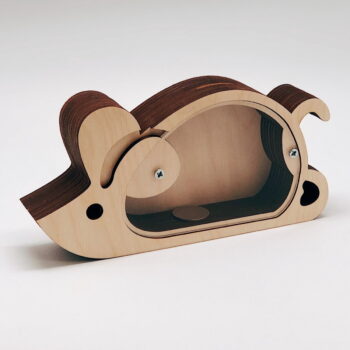 Intra απο ξύλο plywood 3mm-4mm πάχος - Ποντίκι Κουμπαράς Δίασταση 30x30 cm Intraeaxys-e1gk208o - Image 1