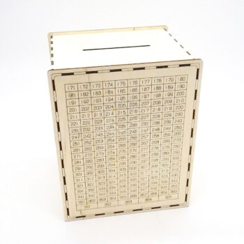 Intra απο ξύλο plywood 3mm-4mm πάχος - Πρόγραμμα εξοικονόμησης 365 ημερών Creative Money Box Κουμπαράς Δίασταση 30x30 cm Intraeaxys-zo9yx4y7 - Image 4