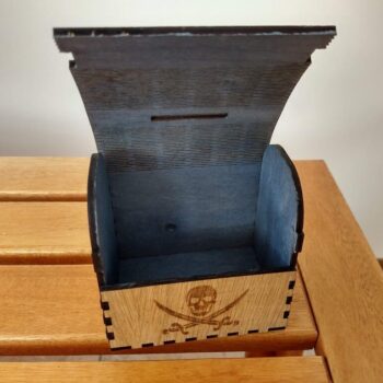 Intra απο ξύλο plywood 3mm-4mm πάχος - Treasure Chest Money Box Pirate Piggy Bank Δίασταση 30x30 cm Intraeaxys-d1lvj2zo - Image 3