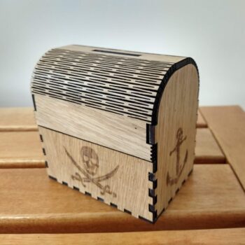 Intra απο ξύλο plywood 3mm-4mm πάχος - Treasure Chest Money Box Pirate Piggy Bank Δίασταση 30x30 cm Intraeaxys-d1lvj2zo - Image 4