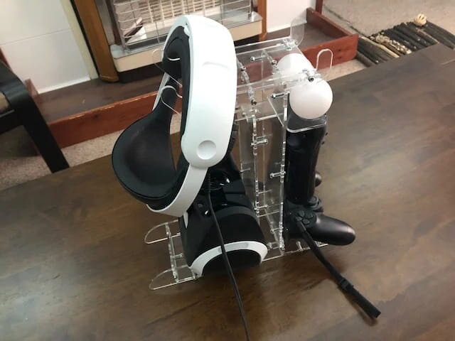 Intra απο ξύλο plywood 3mm-4mm πάχος - Playstation VR PSVR Stand 3mm Ακρυλικό Δίασταση 20x20 cm Intraeaxys-p7ymp5z7