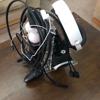 Intra απο ξύλο plywood 3mm-4mm πάχος - Playstation VR PSVR Stand 3mm Ακρυλικό Δίασταση 20x20 cm Intraeaxys-p7ymp5z7 - Image 3