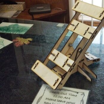 Intra απο ξύλο plywood 3mm-4mm πάχος - iPad 2 Register Point Of Sale Stand Δίασταση 30x30 cm Intraeaxys-pok325d7 - Image 5