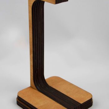 Intra απο ξύλο plywood 3mm-4mm πάχος - Βάση ακουστικών Δίασταση 30x30 cm Intraeaxys-qomm45ko - Image 3