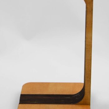 Intra απο ξύλο plywood 3mm-4mm πάχος - Βάση ακουστικών Δίασταση 30x30 cm Intraeaxys-qomm45ko - Image 4