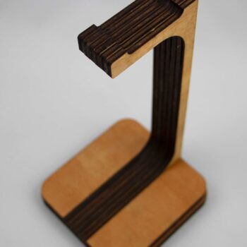 Intra απο ξύλο plywood 3mm-4mm πάχος - Βάση ακουστικών Δίασταση 30x30 cm Intraeaxys-qomm45ko - Image 5